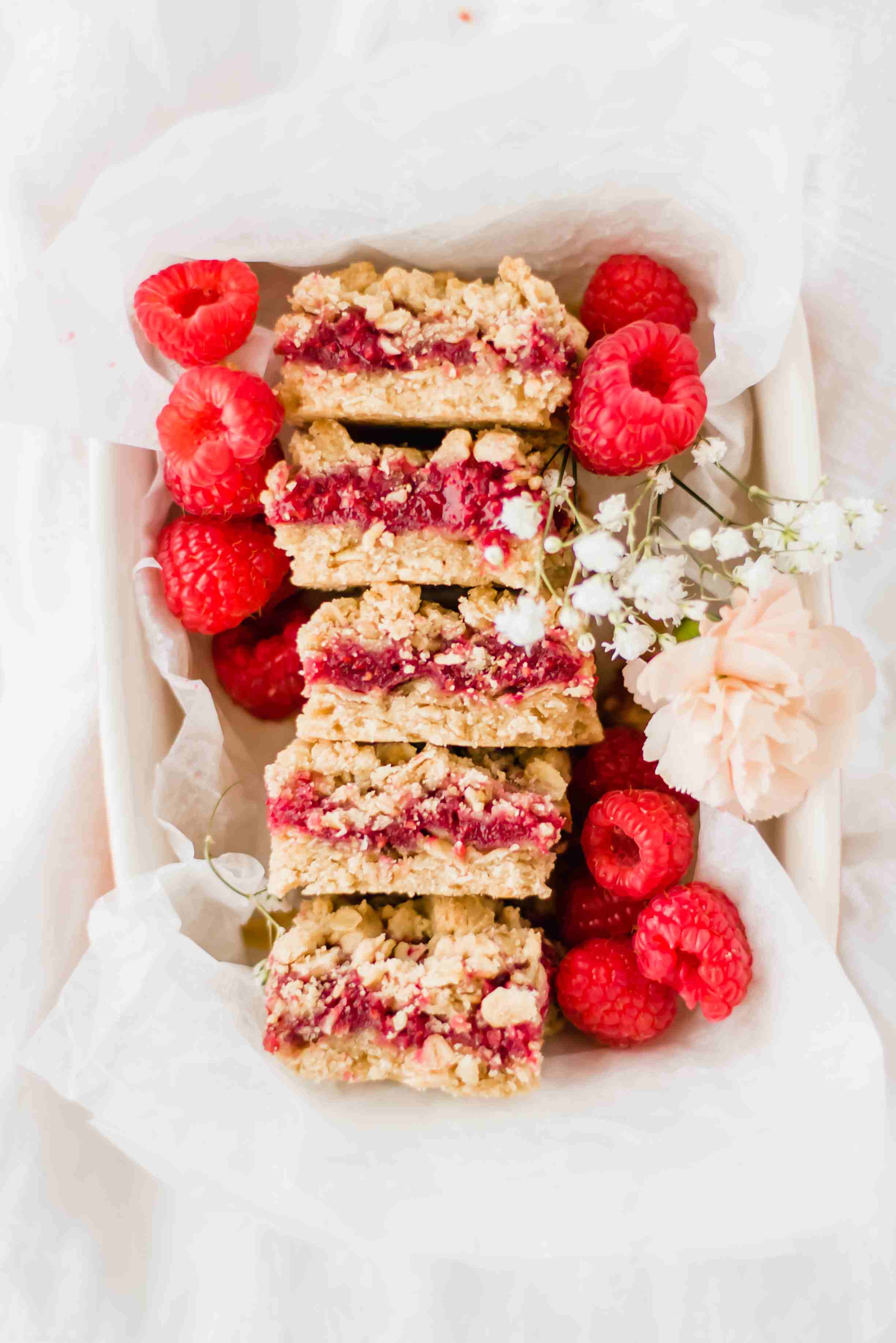 Raspberry Crumble Bars
