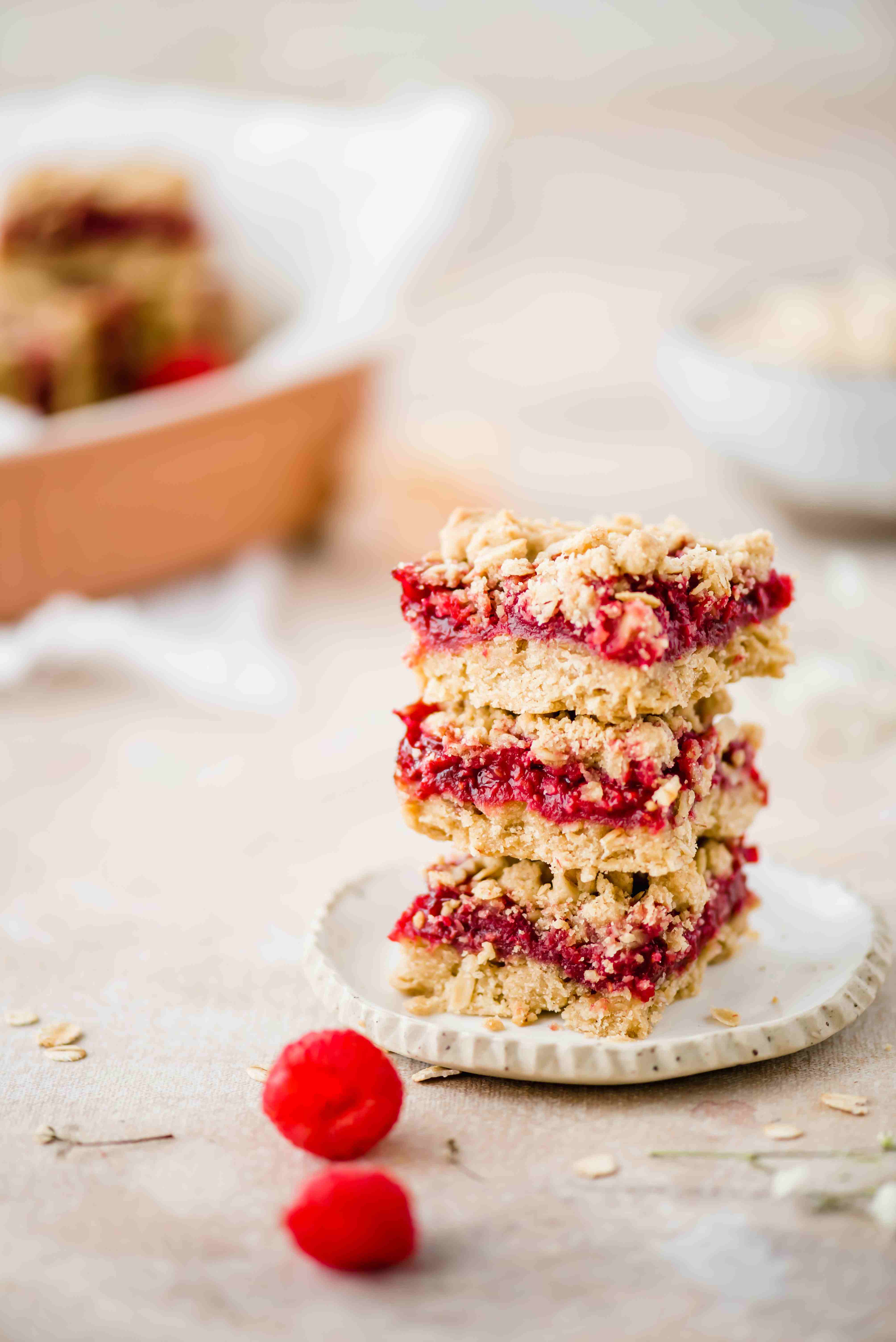 Raspberry Crumble Bars