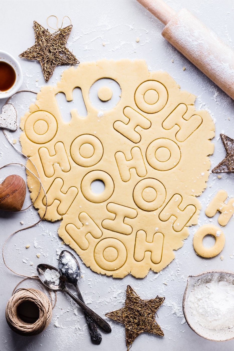 Ho Ho Ho Christmas cookies