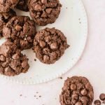 Vegan Choc Fudge Cookies