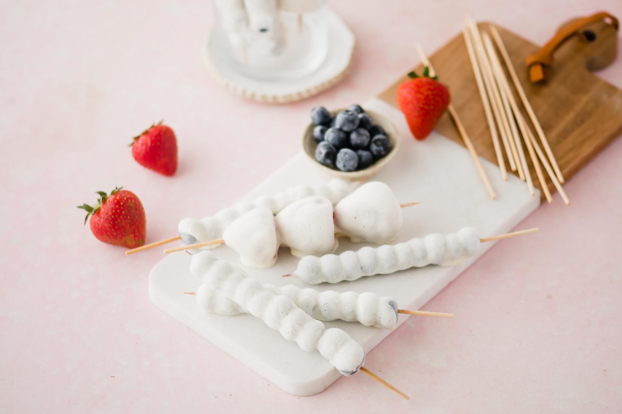 Yoghurt Fruit Skewers