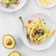 Creamy Avocado Carbonara