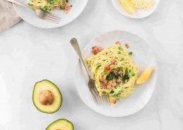Creamy Avocado Carbonara