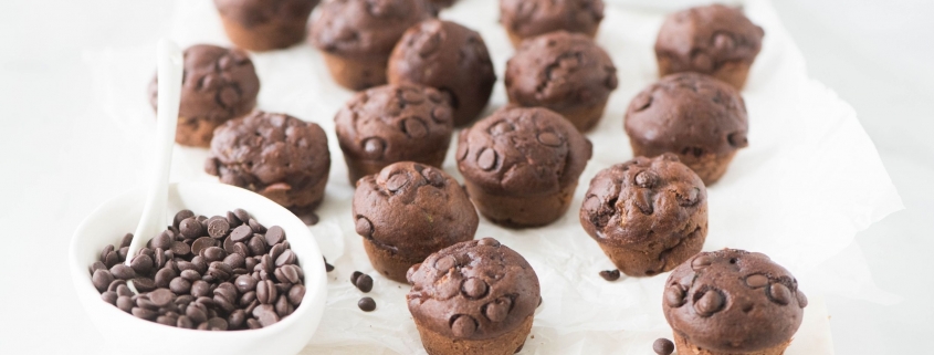 Choc Zucchini Mini Muffins