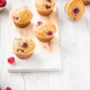 Wholemeal Raspberry Muffins