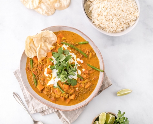 creamy vegetarian curry