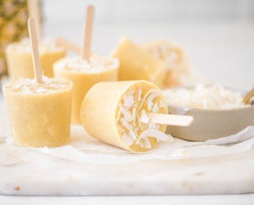 pina colada ice blocks