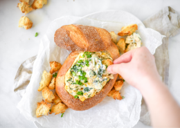 Healthier cob loaf
